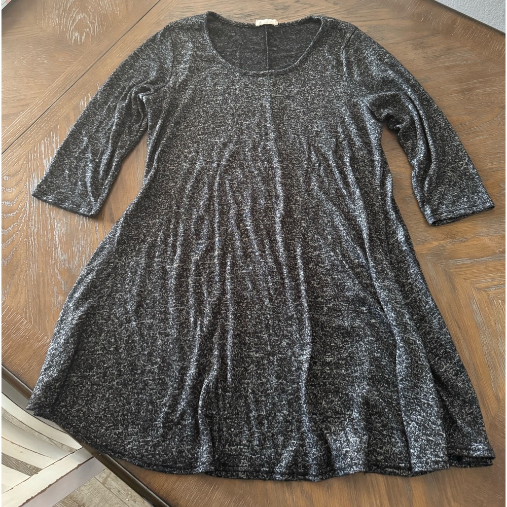 Pinc casual marbled dress 3/4 length sleeve size 1X